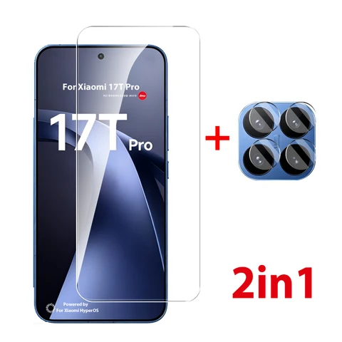 Защитное стекло 2-в-1 для Xiaomi 17T Pro 6.83" (17TPro) с защитой от разбития, ультратонкое, для мобильного телефона Mi 17T 17T Ultra