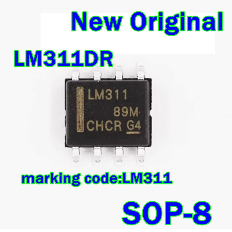

LM311DR marking code:LM311 SOP-8 New and original DIFFERENTIAL COMPARATORS WITH STROBES
