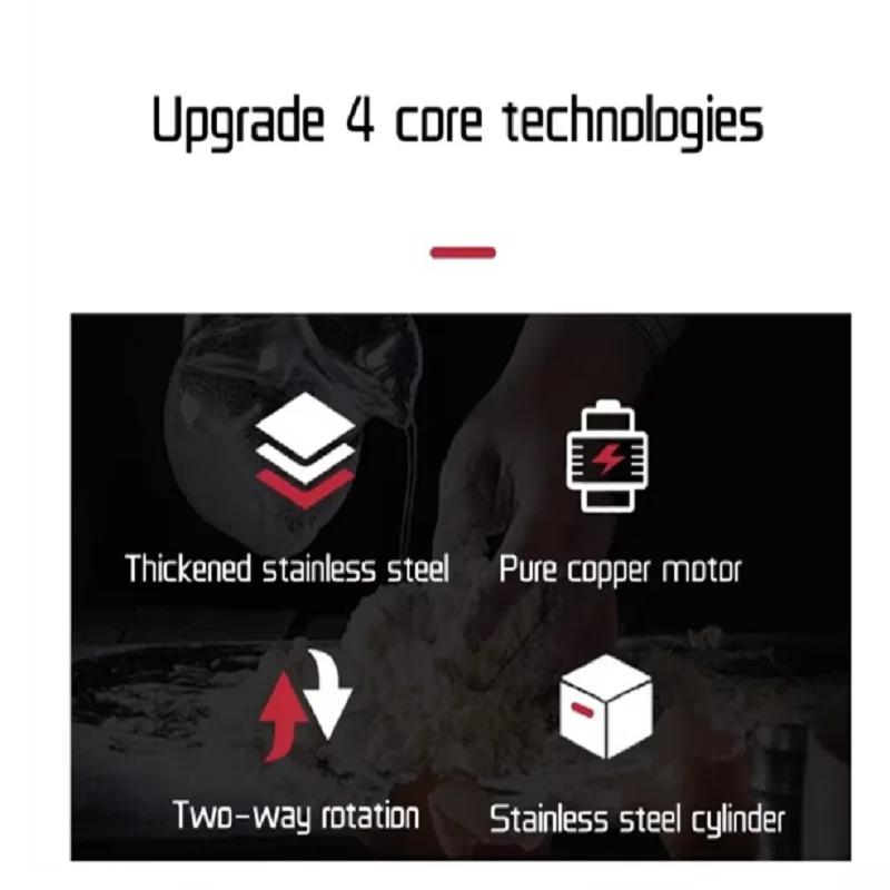 스테인레스 스틸 반죽 믹서 밀가루 혼합 기계 반죽 반죽 기계