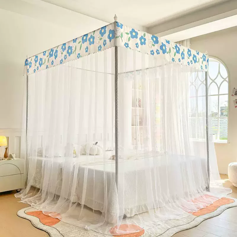 Summer Three Door Quadrate Curtain for Kids Girls Bedroom Without Bracket for Home White Simple Design