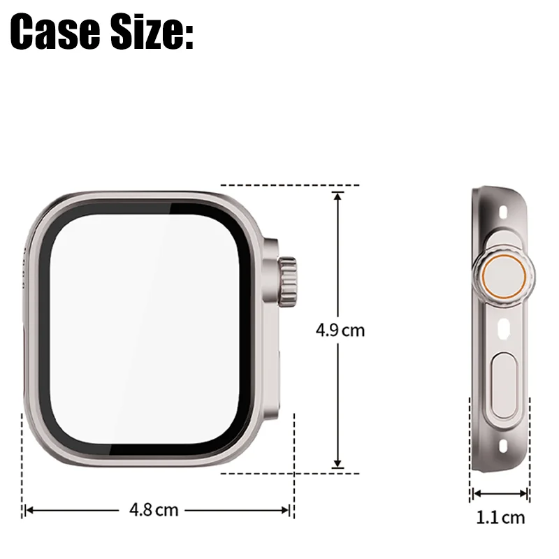 Tempered Glass+Pc Case for Huawei Watch Fit 4 Pro/4 Protectors Men/Women, Anti-Scratch Water-Proof All-Around Protection Screen