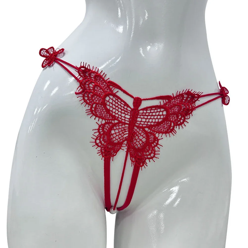 

Butterfly Thong Crotchless Lace For Holiday For Vacation Ice Silk Spandex Acrylic Chiffon Polyeste Nylon Cotton