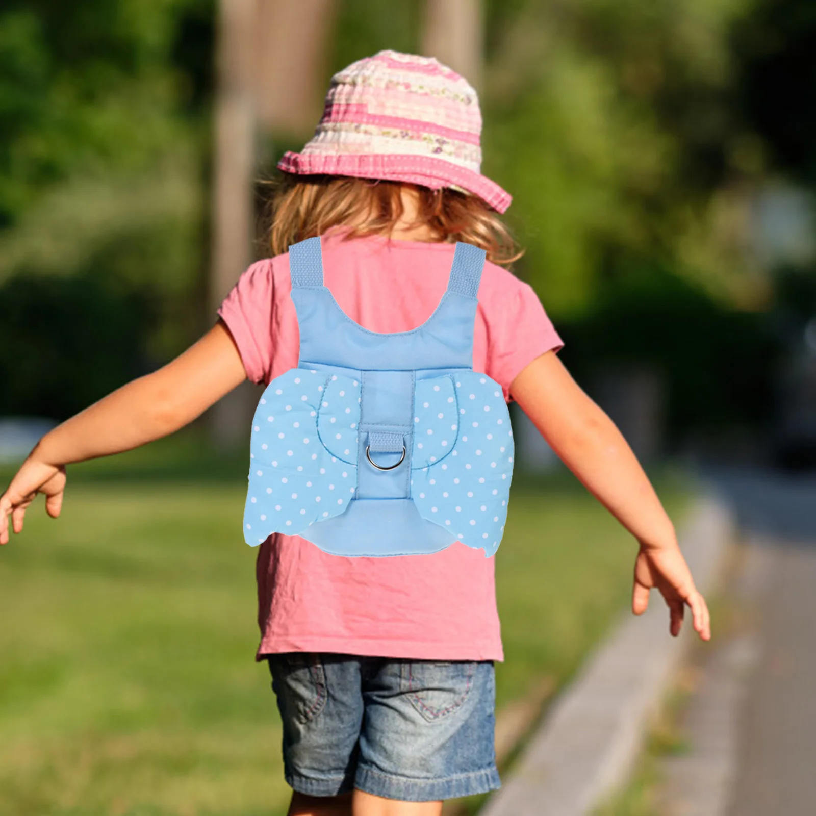 1セット1個入り 迷子防止用幼児ハーネスリード付きバックパック 子供用安全歩行ストラップ 調整可能 アウトドア旅行用ベビーリード