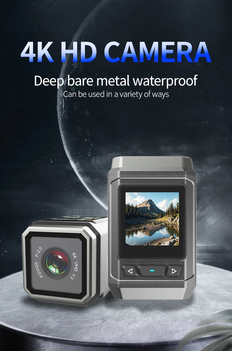 4K UHD Video Shooting Sports DV With Screen For Cycling Digital Camera WIFI Remote Control Video Recorder Action Camera