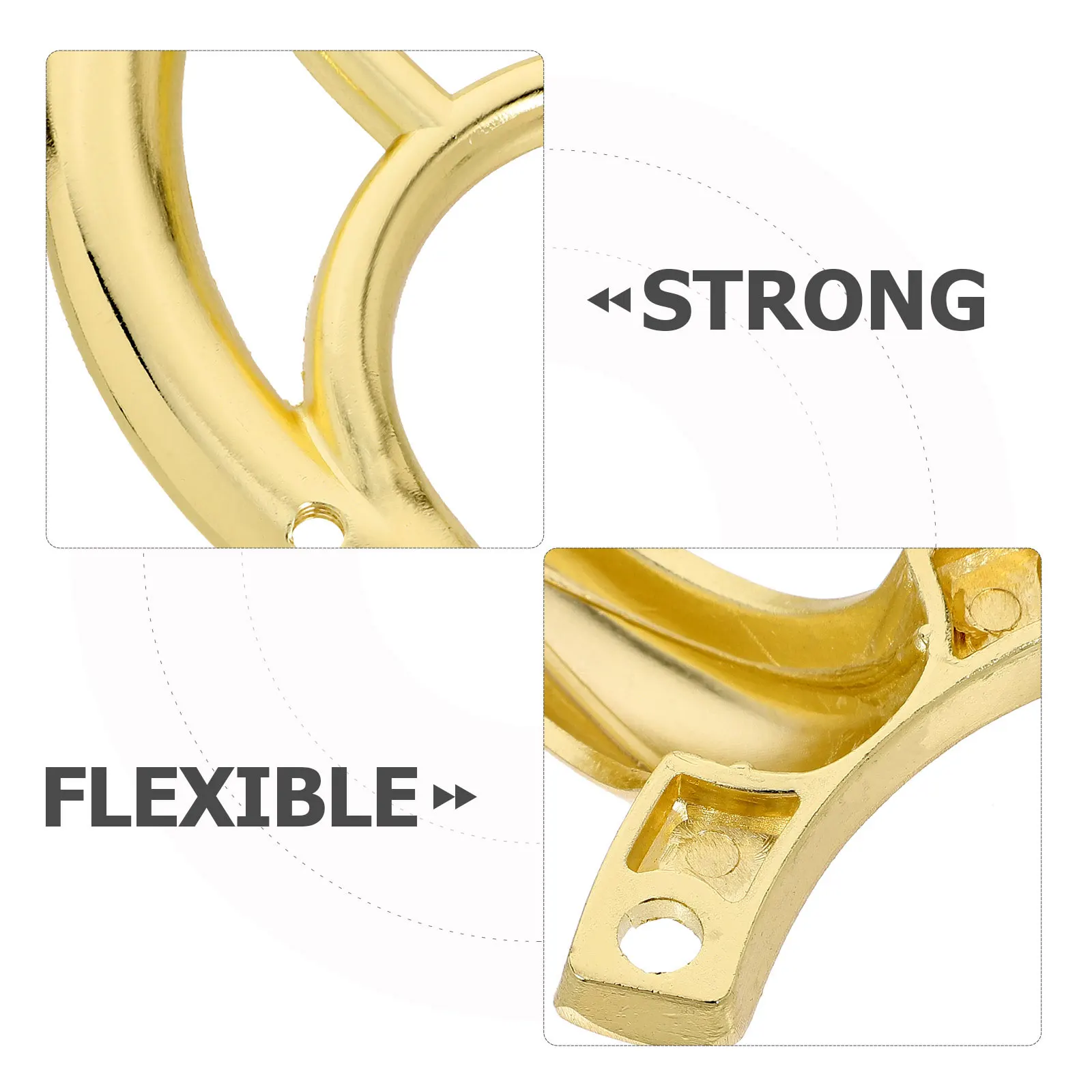 

2pcs Fan Blade Support Rod Zinc Alloy Material Safe Installation Ceiling Fan Parts Replacement Hardware Accessories
