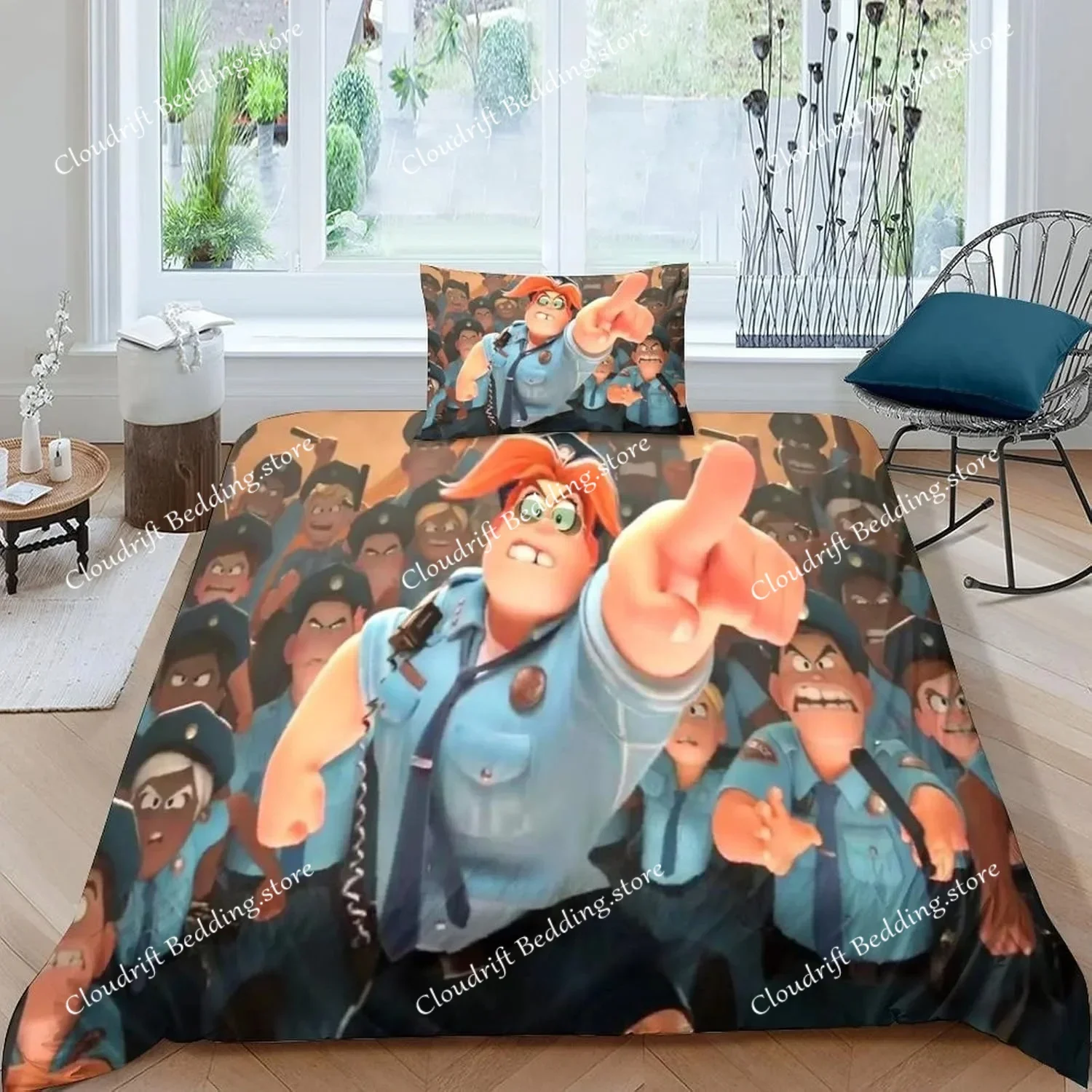 Cartoon The Bad Guys Duvet Cover Exquisite Digital Printing Bedding Set Comforter Bed Youth Home Decor Kids Girls Boys Gift026