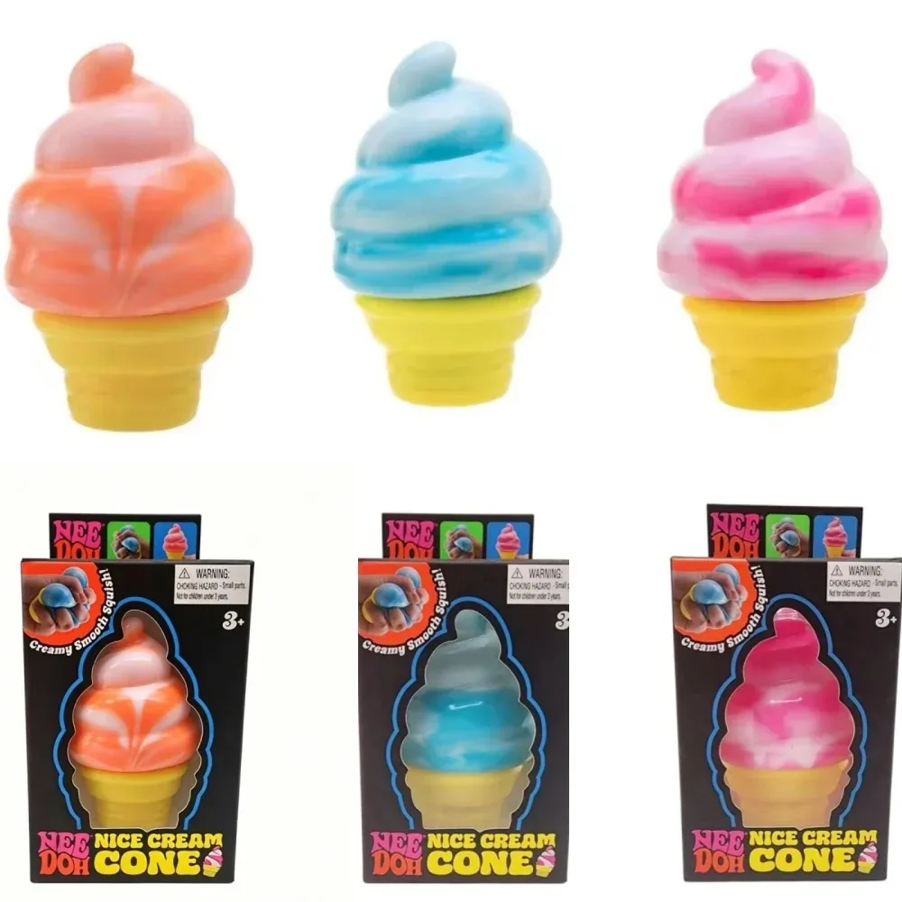 

New Ice Cream Sensory Toy, Squeeze Stress Relief Blocks, Stress Reduction, Puzzle Solving Emotional Regulation