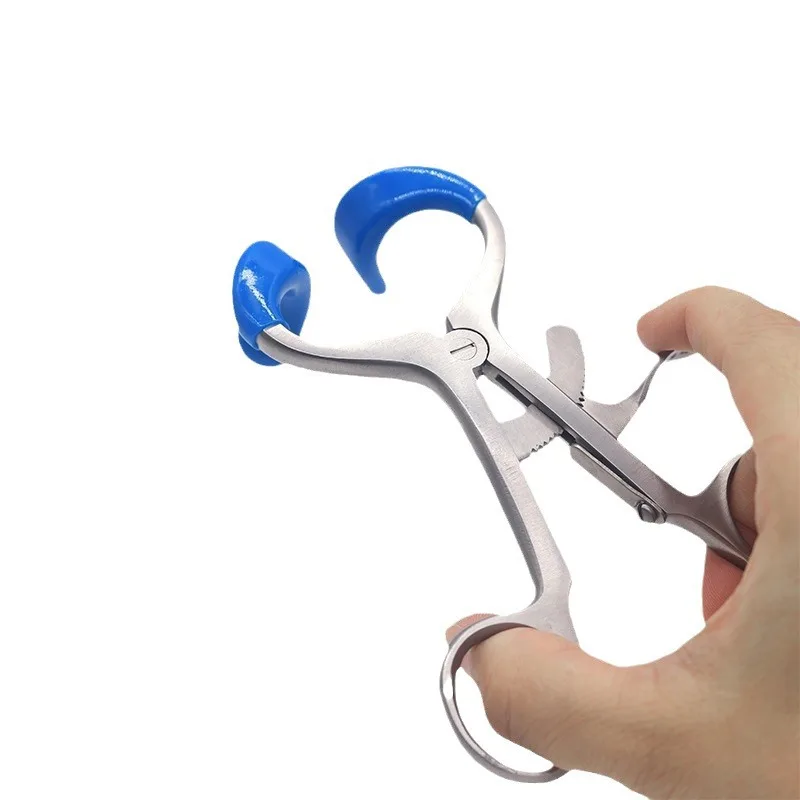 

Dental clamp type stainless steel mouth opener Oral examination instrument Opening clamp practice mouth opening