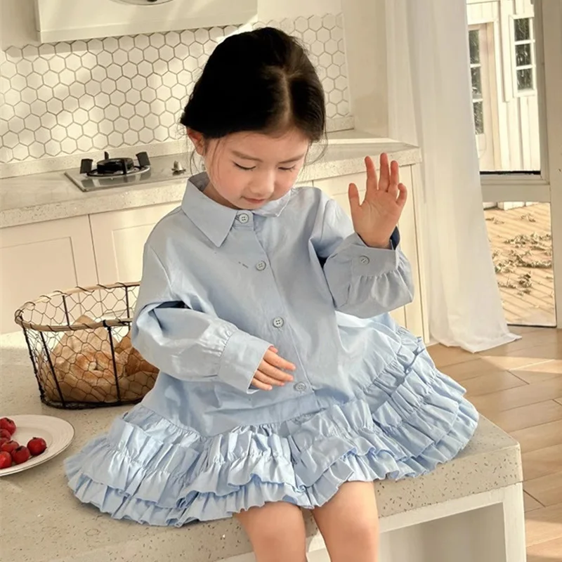 Girl's Shirt Dress … - image