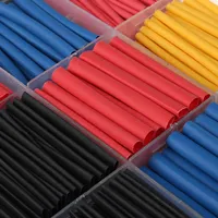 164/530/560/850Pcs PE Electric Wire Cable Insulated Sleeving Tubing Set 2:1 Polyolefin Shrinking Assorted Heat Shrink Tube