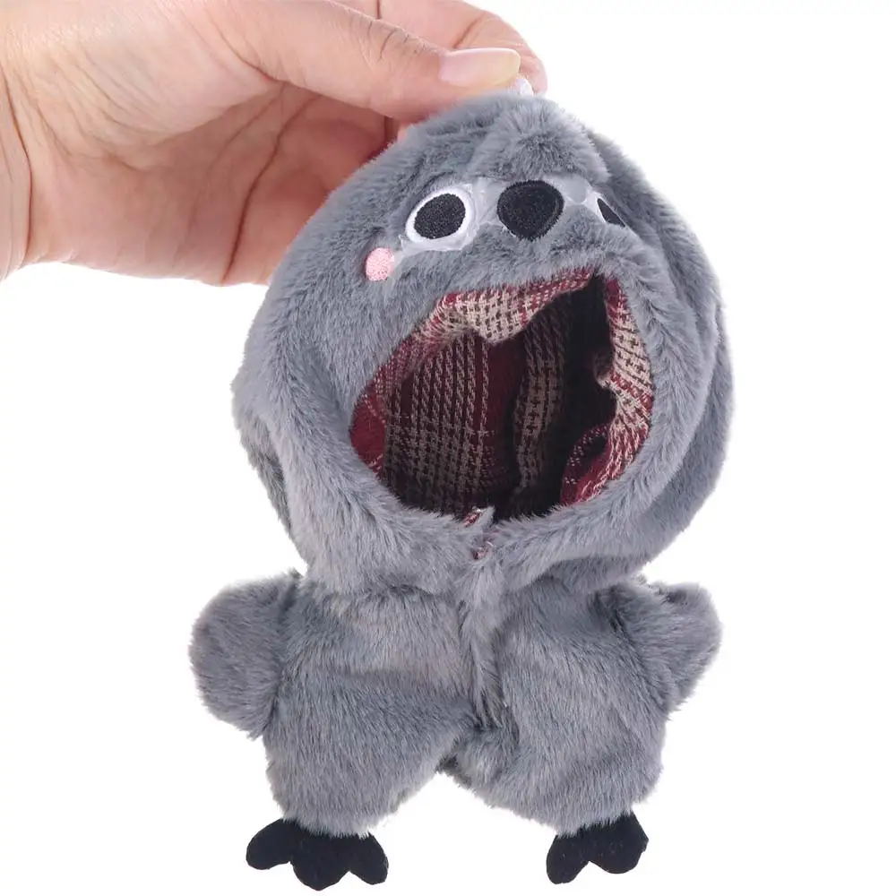 

Crow Jumpsuit 10cm Cotton Doll Clothes Plush Replacement 10cm Doll Clothes Outfit Dress Up Cute Idol Doll Clothes