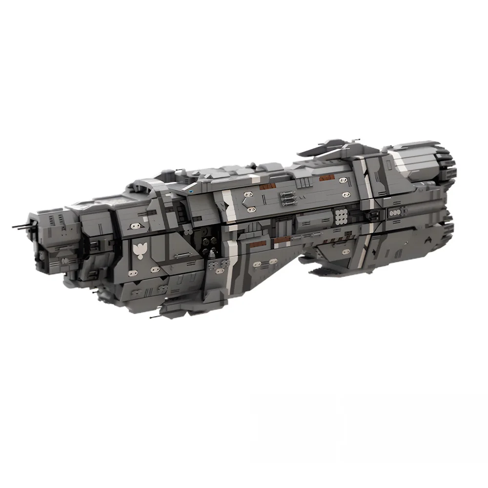 

2026 New MOC Marathon Class Heavy Cruiser Building Blocks Model UNSC Leviathan Spacecraft Bricks Assembly Toys Kid Birthday Gift