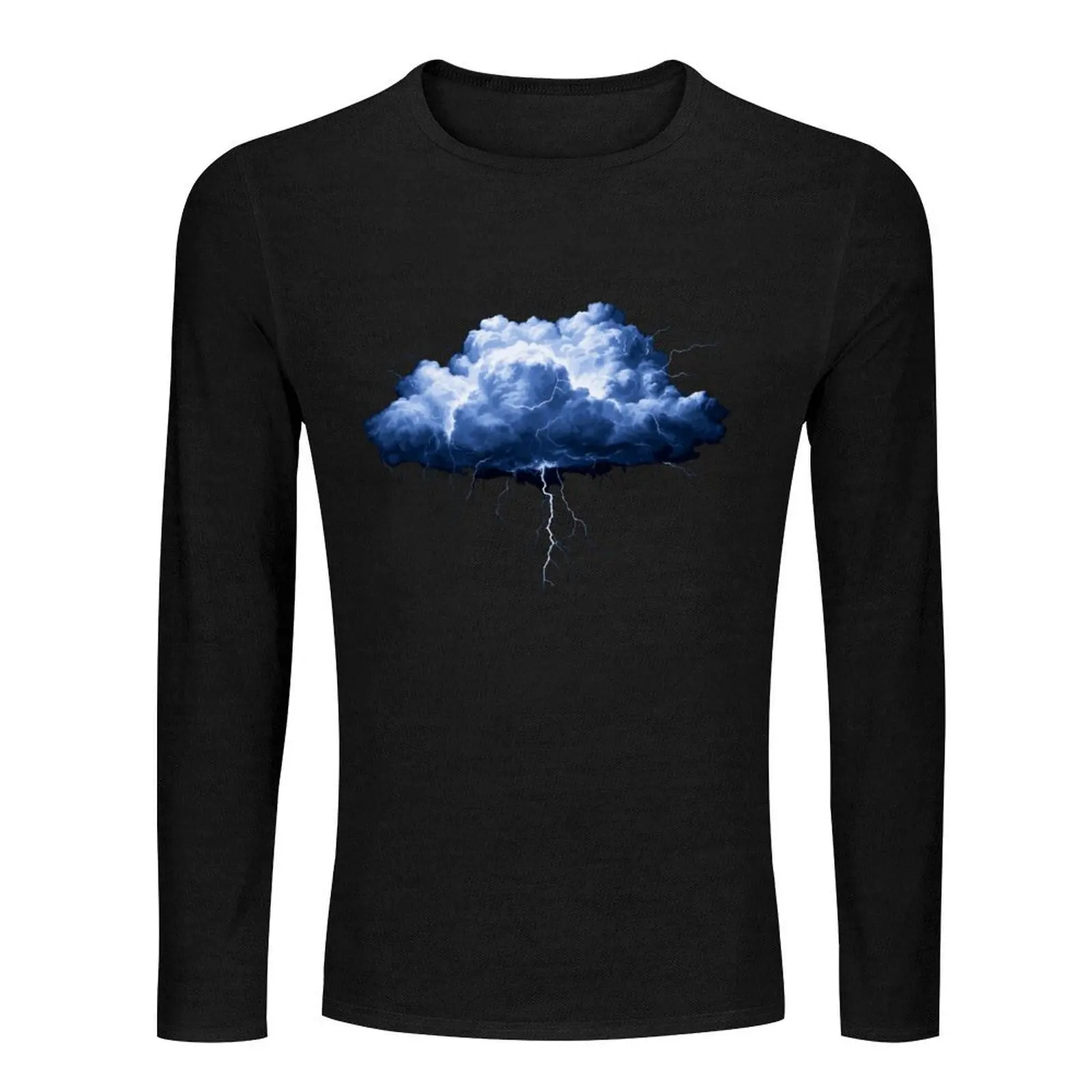 Storm Cloud, Lightning, Meteorology Gift Long T-Shirt animal print shirt for boys mens t shirts pack