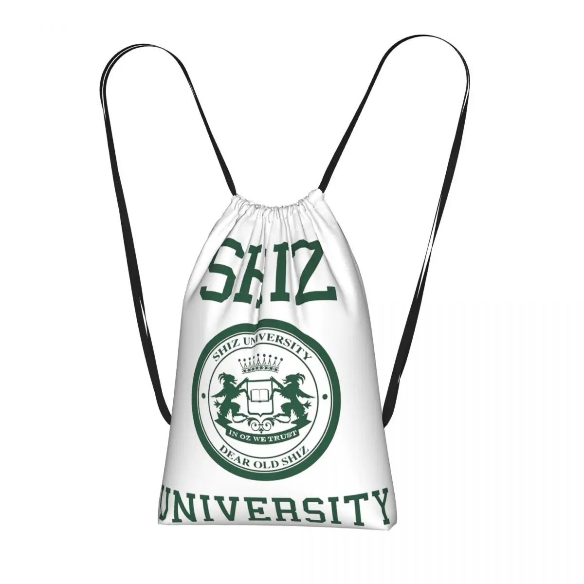 Shiz University Design Drawstring Backpack hiking cycling Bag Portable Travel Drawstring Bag for Men Women