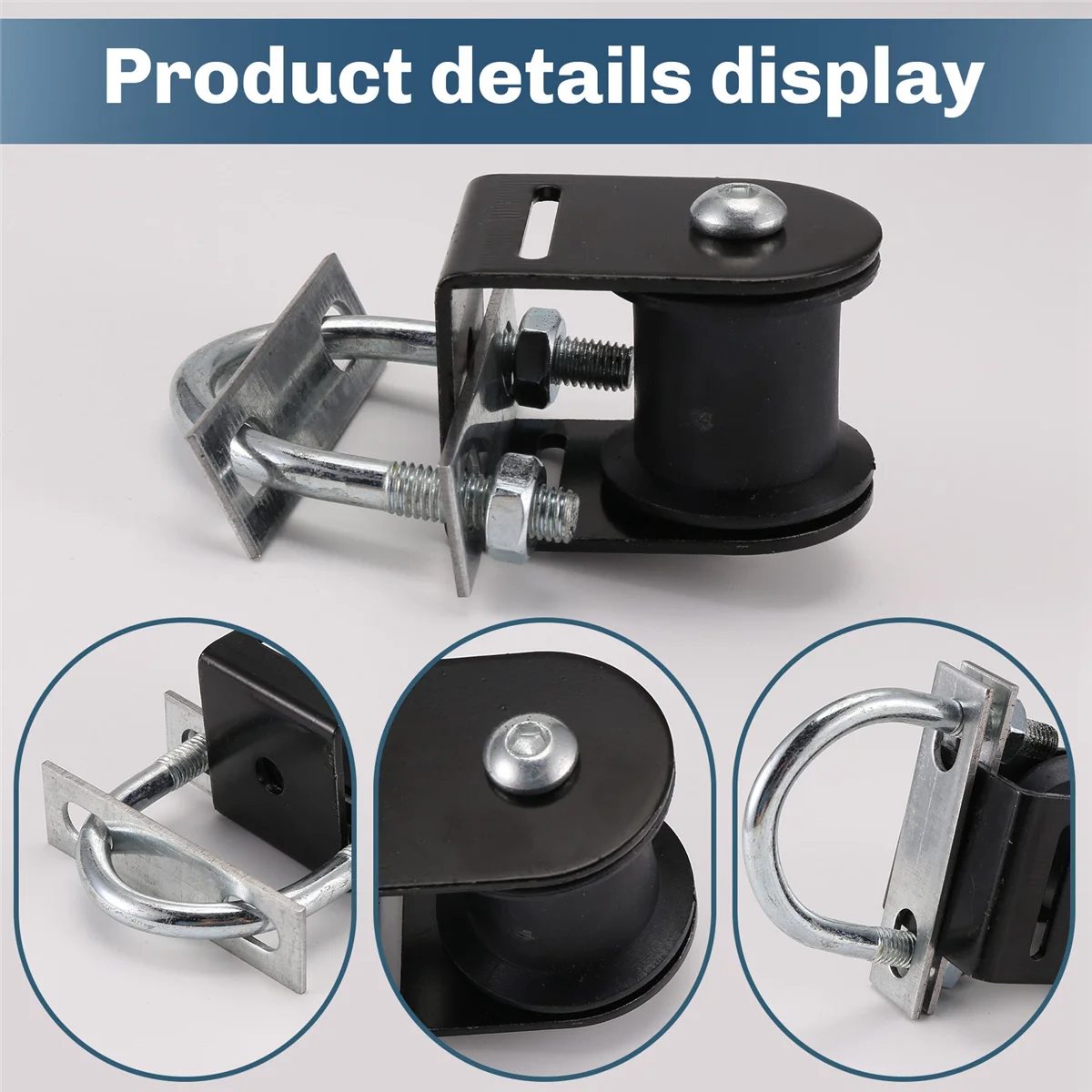 A71P رفع بكرة الحبل تحمل كتلة بكرة عجلة المحمولة الثقيلة كتم الأسطوانة لتقوم بها بنفسك معدات تمارين الصالة الرياضية بكرة المسمار