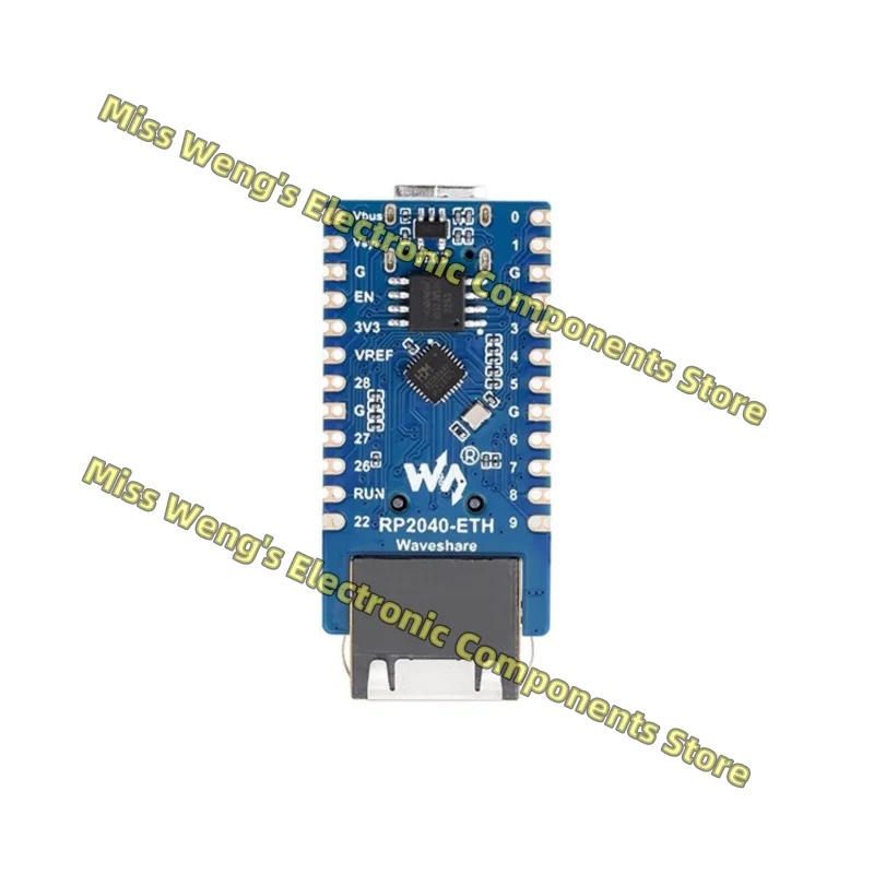 RP2040 microcontroller development board onboard CH9120 ETH/RJ45 network port module RP2040-ETH