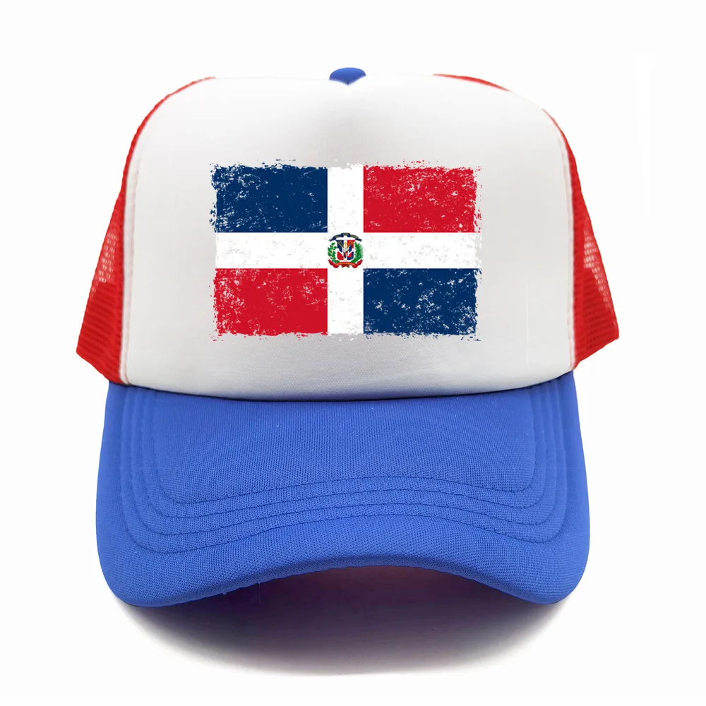 Dominican Republic Flag Baseball Cap Men and Women Cool Dominican Trucker Hat Summer Mesh Net Dad Caps Gift