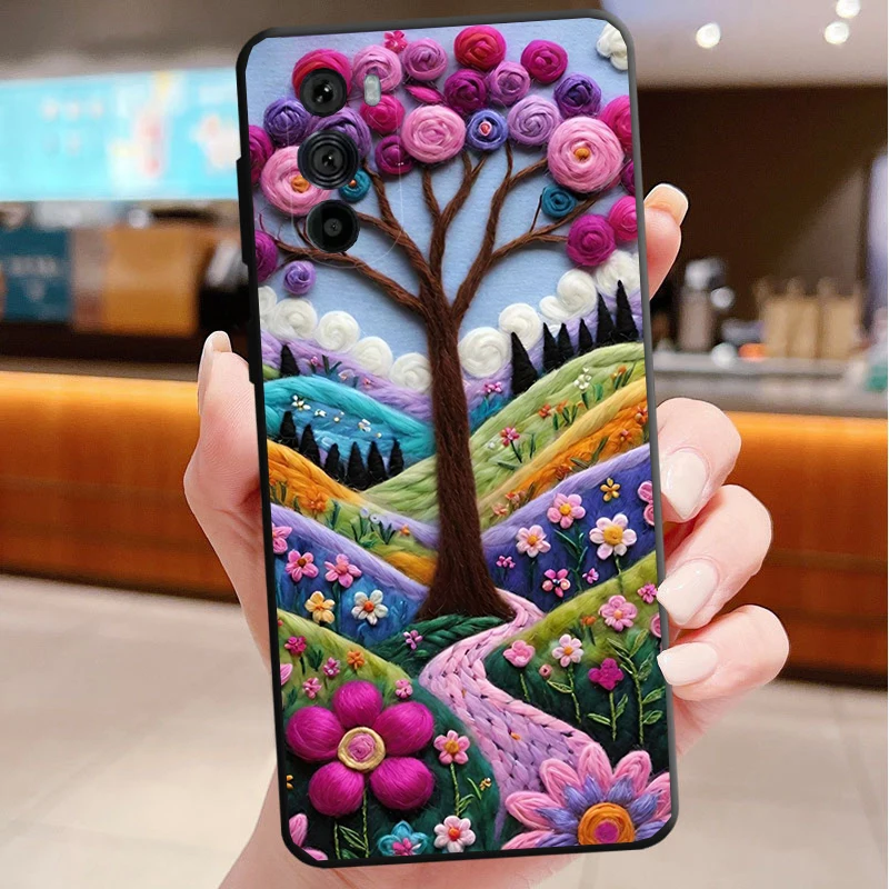 Чехол для телефона Motorola Edge 50 40 Pro 60 50 40 30 Ultra Neo Fusion Moto G Play G Stylus G Power G France Art Tree Sceneary