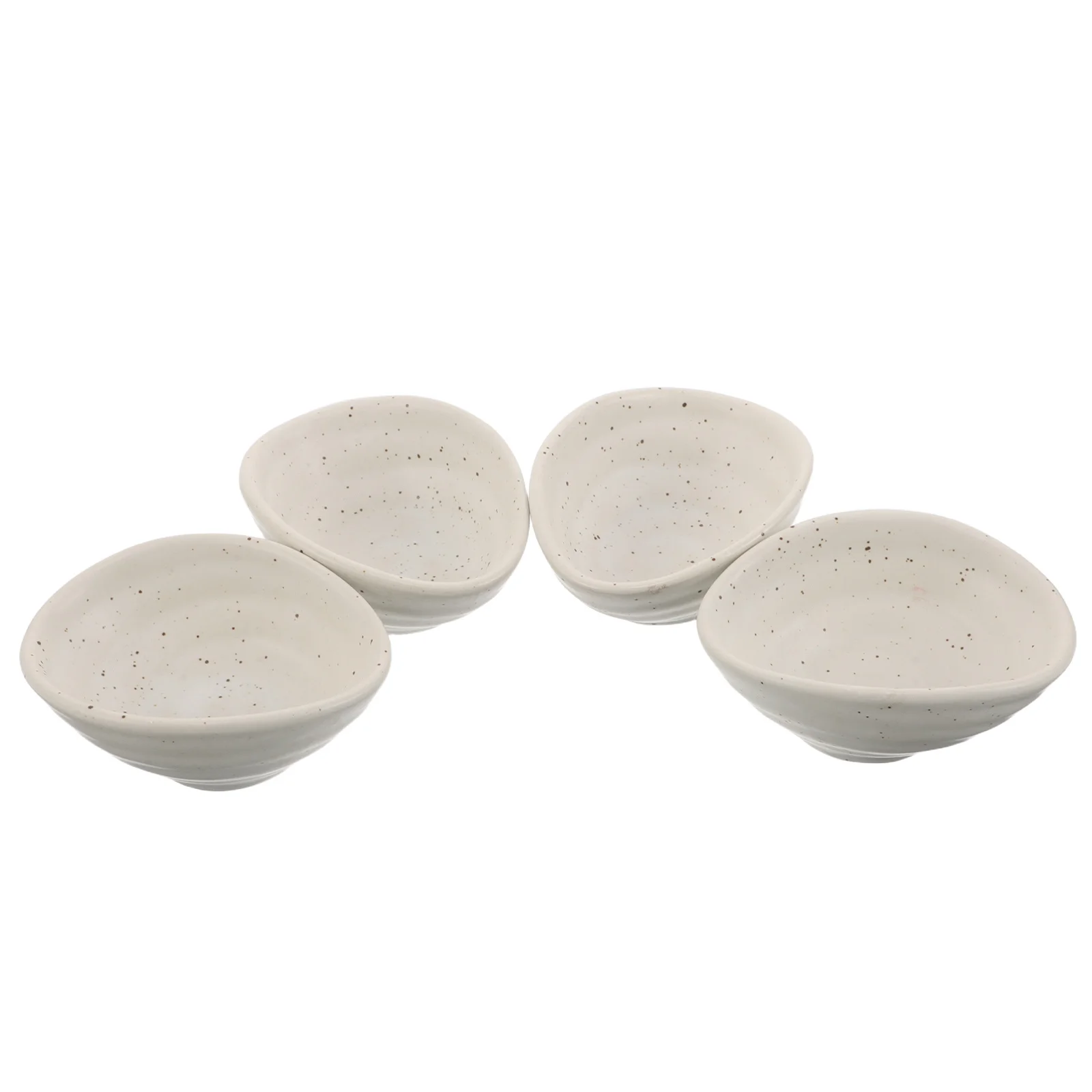 

4Pcs Ceramic Soy Sauce Dishes Japanese Design Cute Shapes Versatile Use for Sushi Dumplings Home Dining Tableware