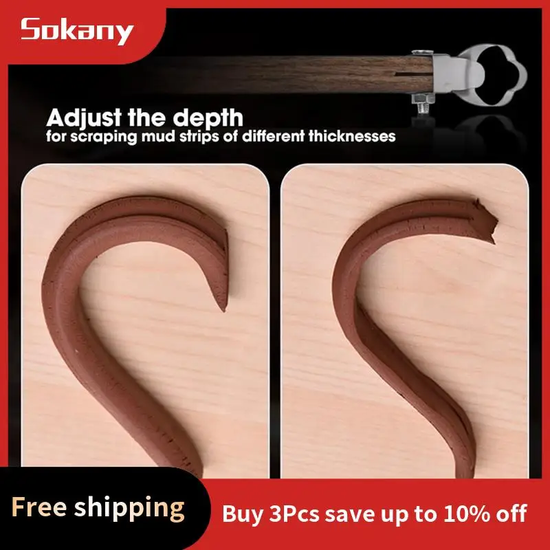 A59E-陶器粘土彫刻ツール ティーカップ用 アップグレード彫刻スクレーパー 陶器彫刻ツール 陶器粘土陶器ツール 簡単に