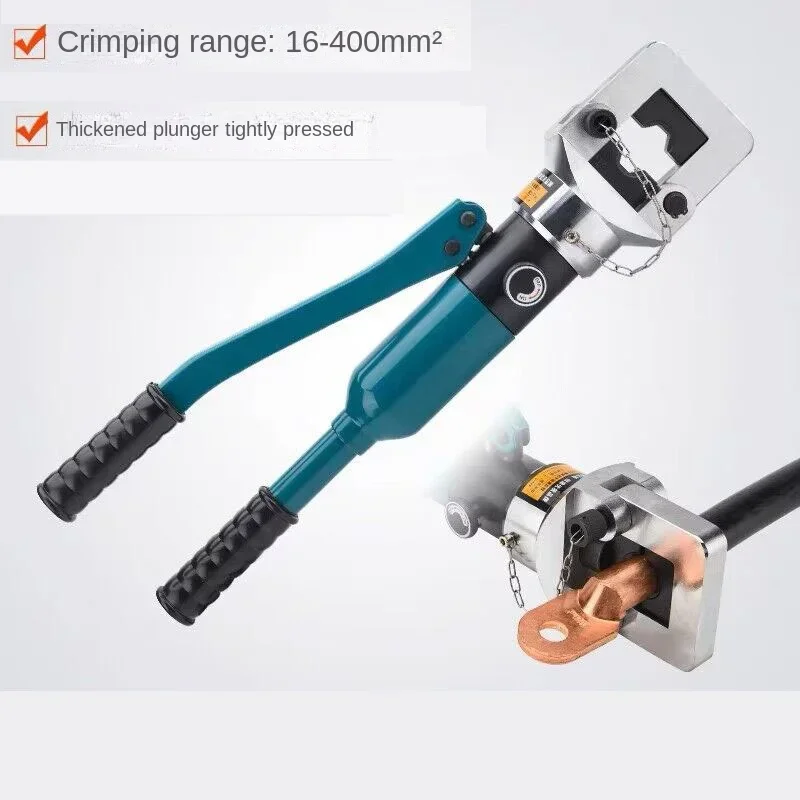 Yqk-400 Hydraulic Pliers Tool - 16-400Mm2 Manual Crimping for Copper & Aluminum Terminals Integral Design for Durable Use