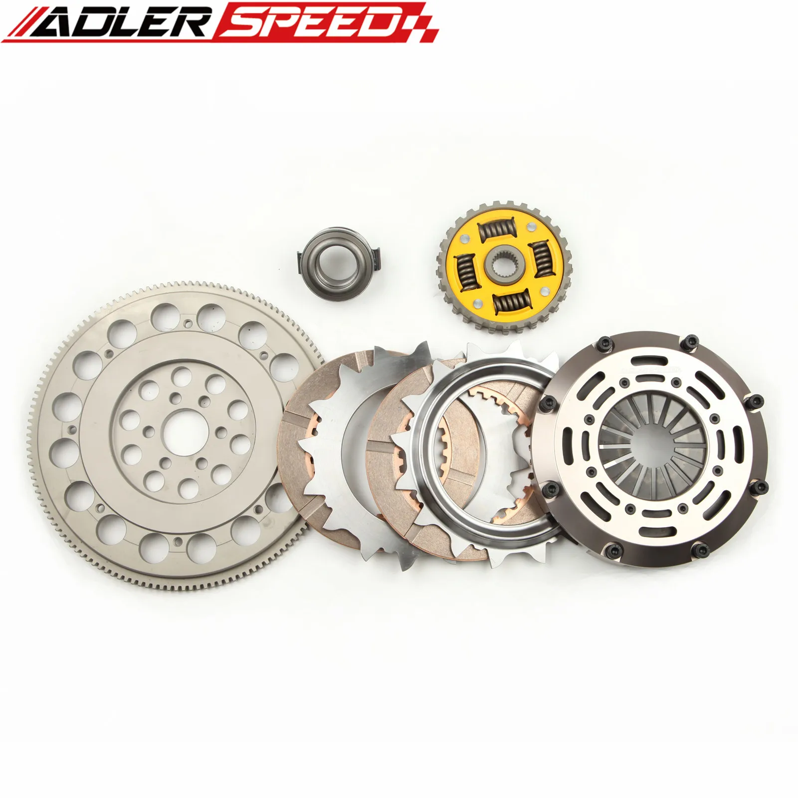 

ADLERSPEED Sprung Clutch Twin Disk Kit For Audi TT VW GOLF JETTA BEETLE 1.8L 1.8T 1.9L TDI Medium