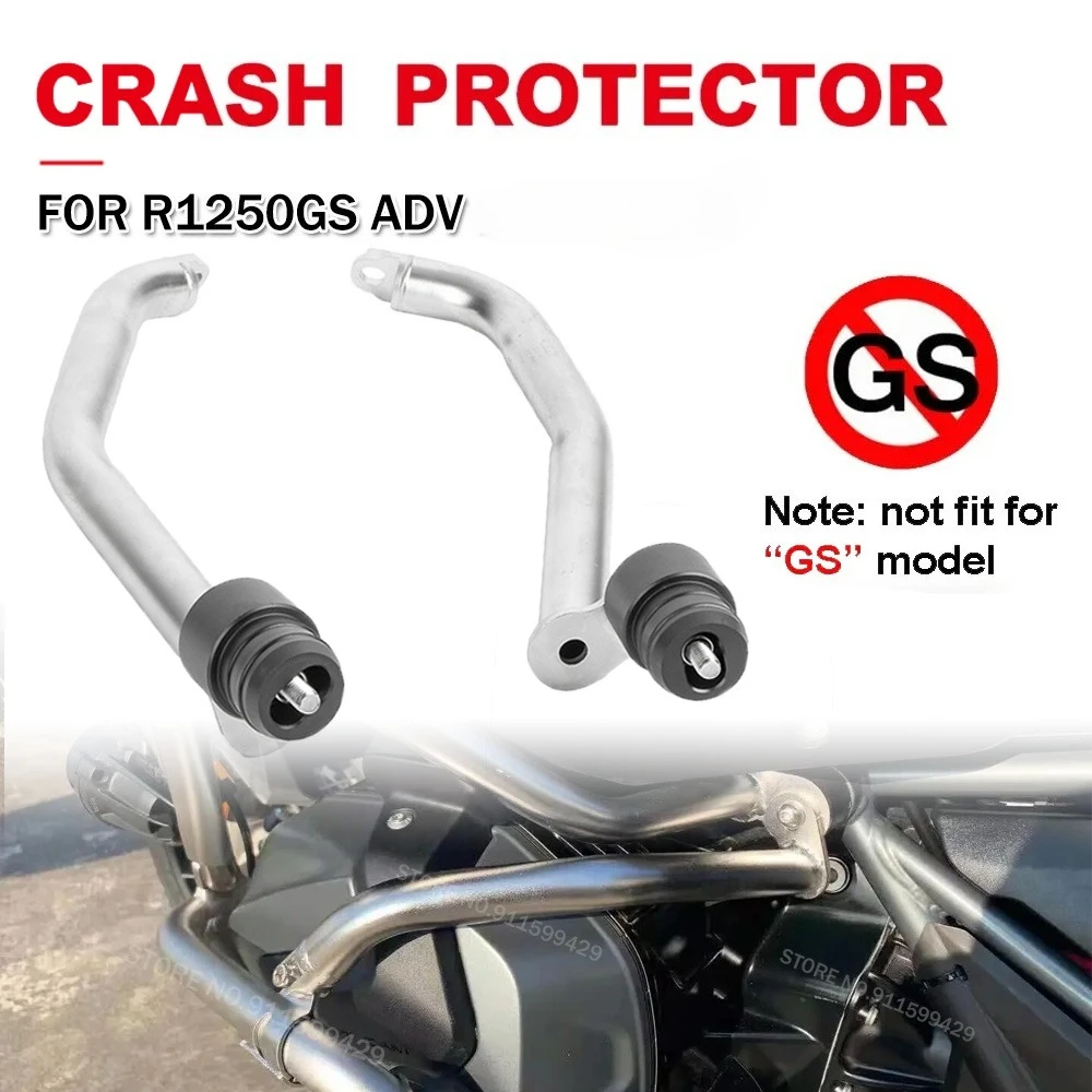 

For BMW R1250GS Adventure ADV 2019-2024 Motorcycle Crash Bar Extensions Bumper Lower Engine Guard Protector R1250GSA R 1250 GS