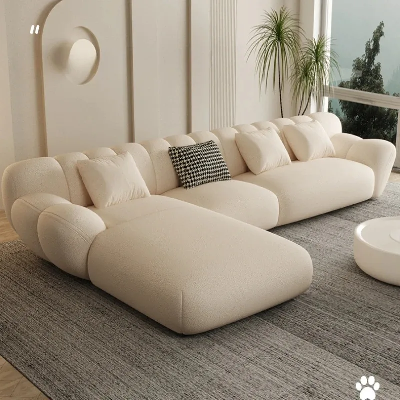 Beige Luxury Living Room Couch Aesthetic Designer Loveseat Bedroom Office Sofas Lounge Nordic Banken Woonkamer Furniture Home