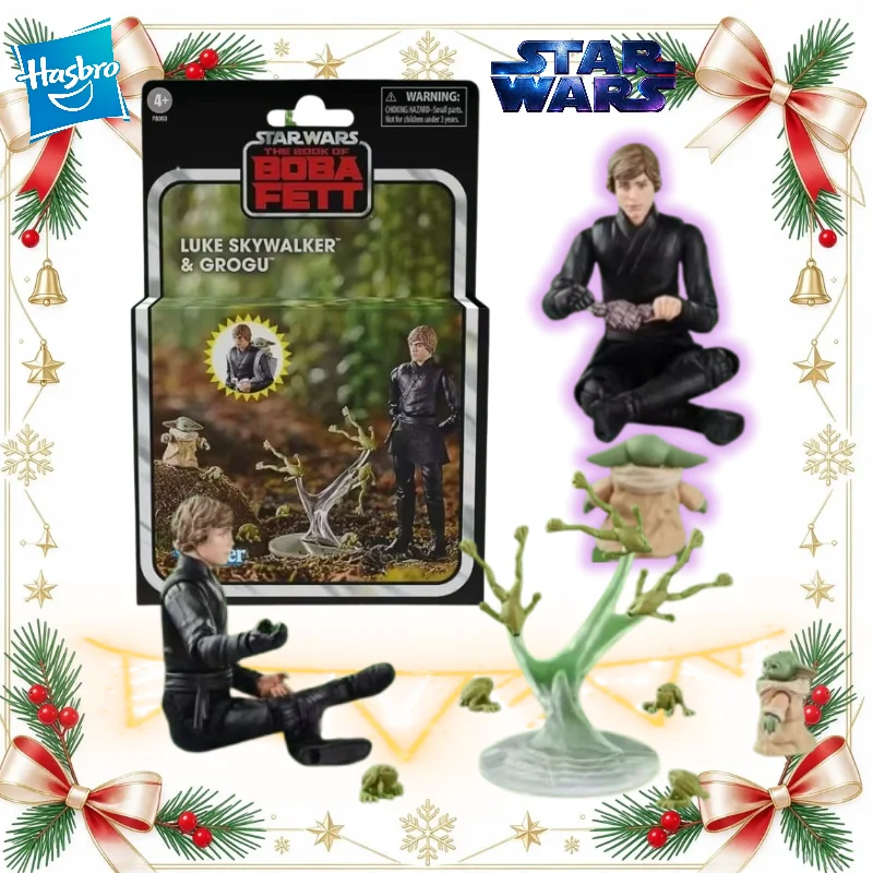 【IN STOCK】Hasbro Star Wars The Vintage Collection Luke Skywalker & Grogu Action Toy Figure Model Christmas Toy Perfect Gift