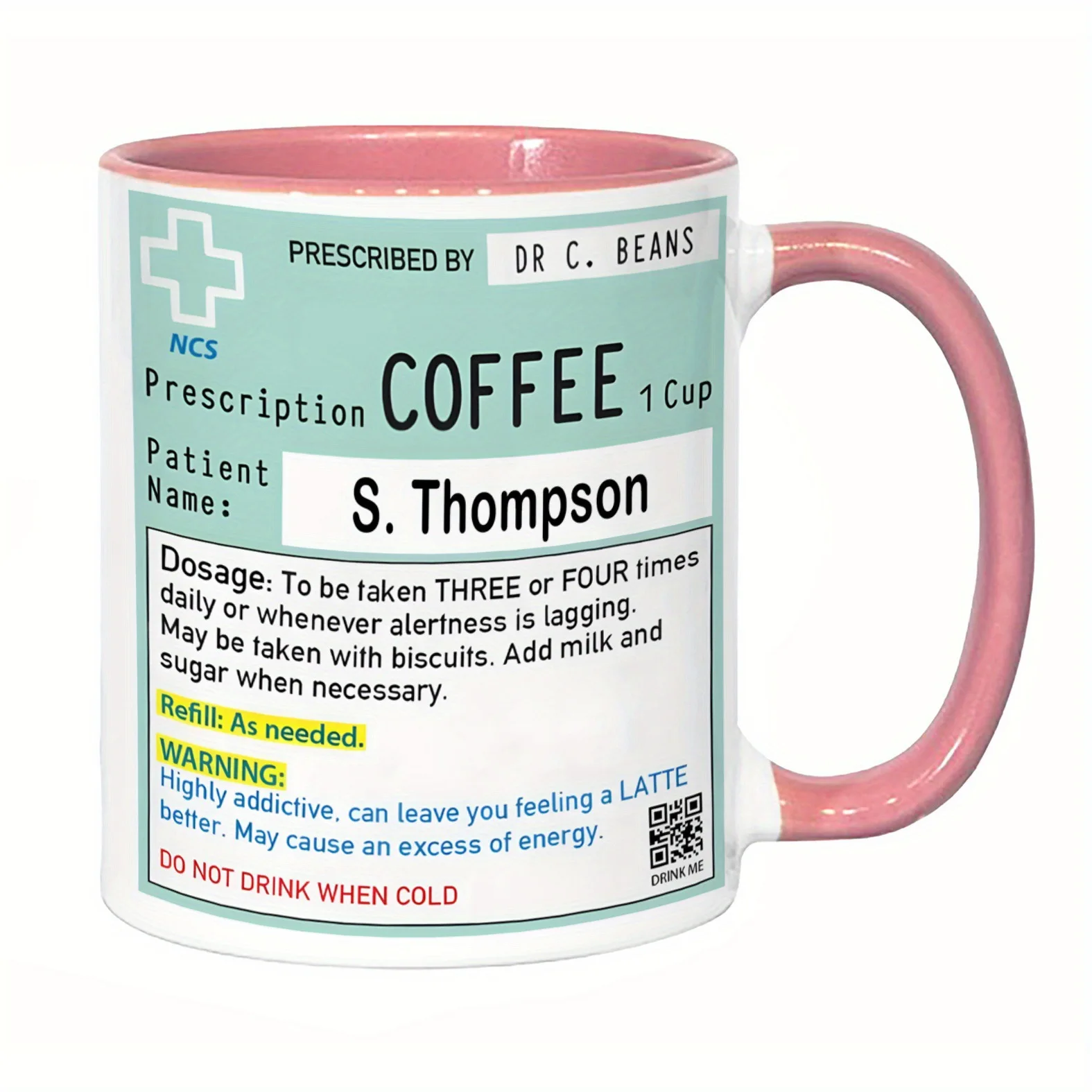 New doctor formula pattern coffee cup high value design birthday gift coffee cup