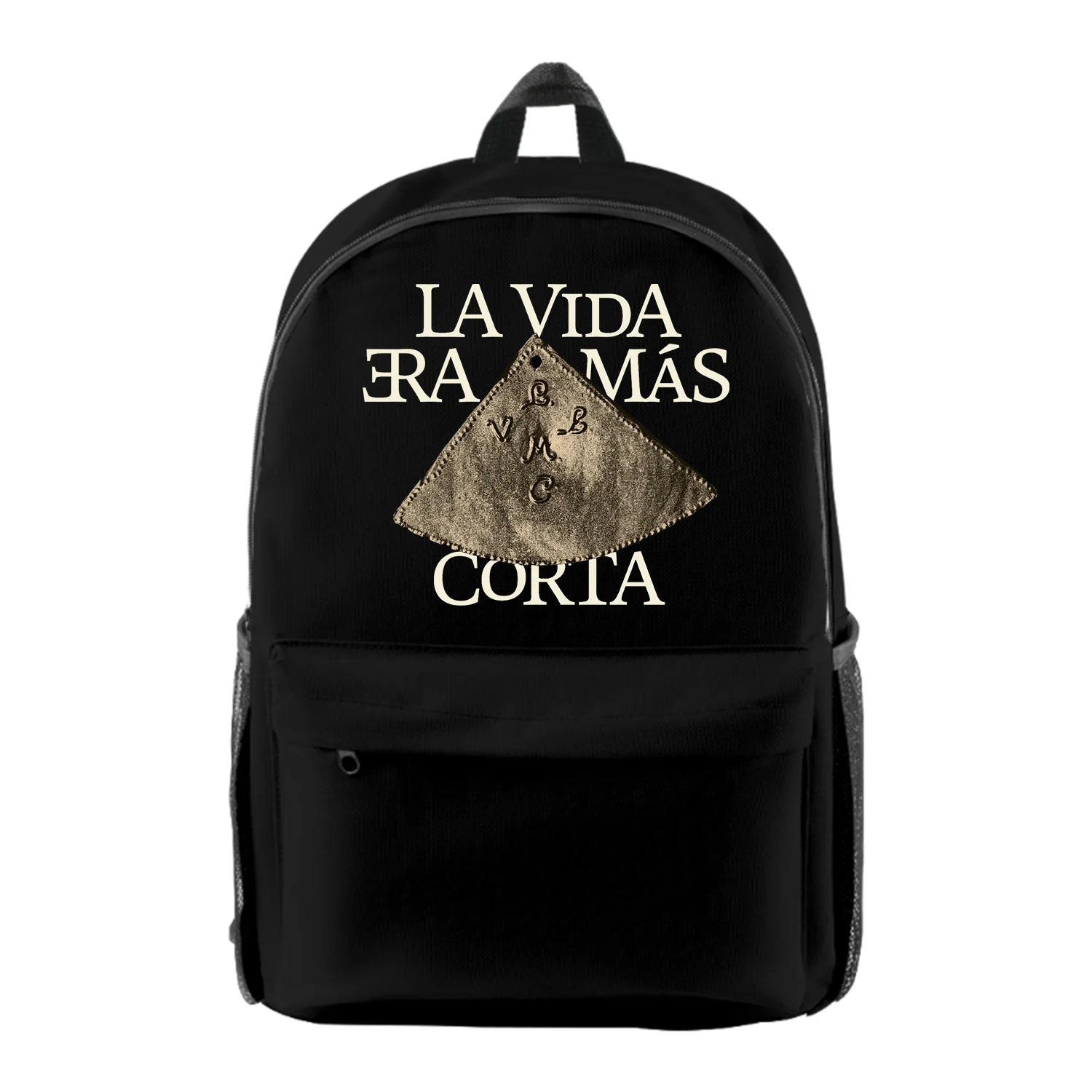 

Milo J La Vida Era Mas Corta Backpack Women Men Shoulders Bag Casual Streetwear Daypack Unisex Travel Bags