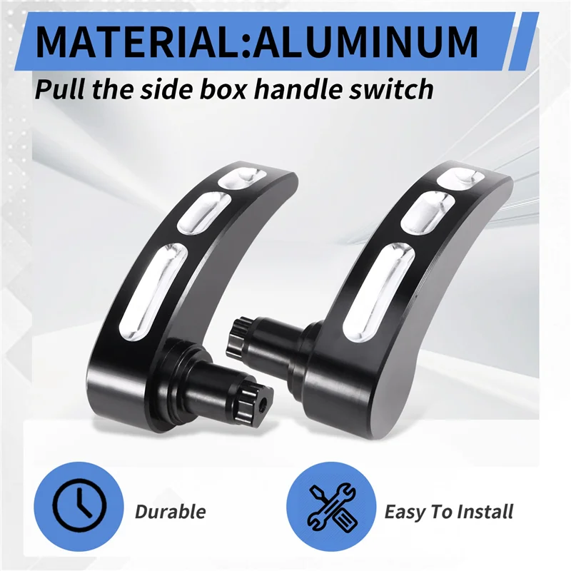 

Motorcycle Saddlebag Latch Lever Lid Lifter For Touring Road King Electra Street Glide CVO FLHR FLHT 14-2022