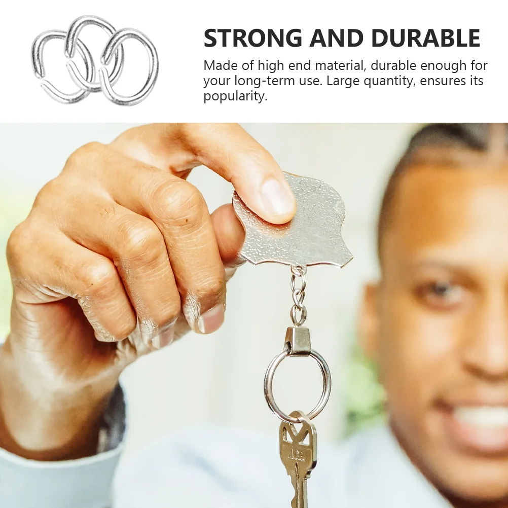 

300Pcs Copper Open Jump Rings Durable Jewelry Making Accessories for Necklace Bracelet Repair DIY Crafting Open Jump Ring