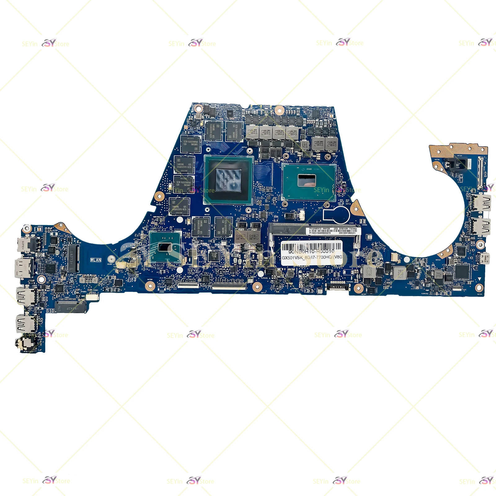 GX501VSK Mainboard For ASUS  Zephyrus GX501 Series GX501VS GX501V Laptop Motherboard 8G-RAM I7-7700HQ GTX1070/V8G