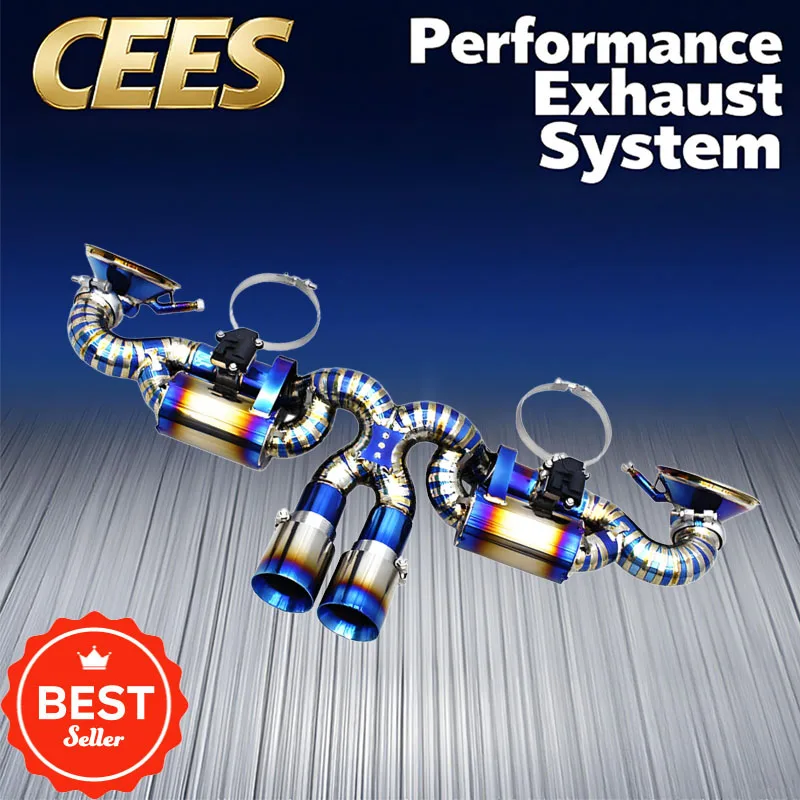 

CEES Valvetronic Catback Exhaust Pipe for Porsche 911 992 GT3 RS 4.0L 2020-2024 High Performance Tuning Exhaust System Escape