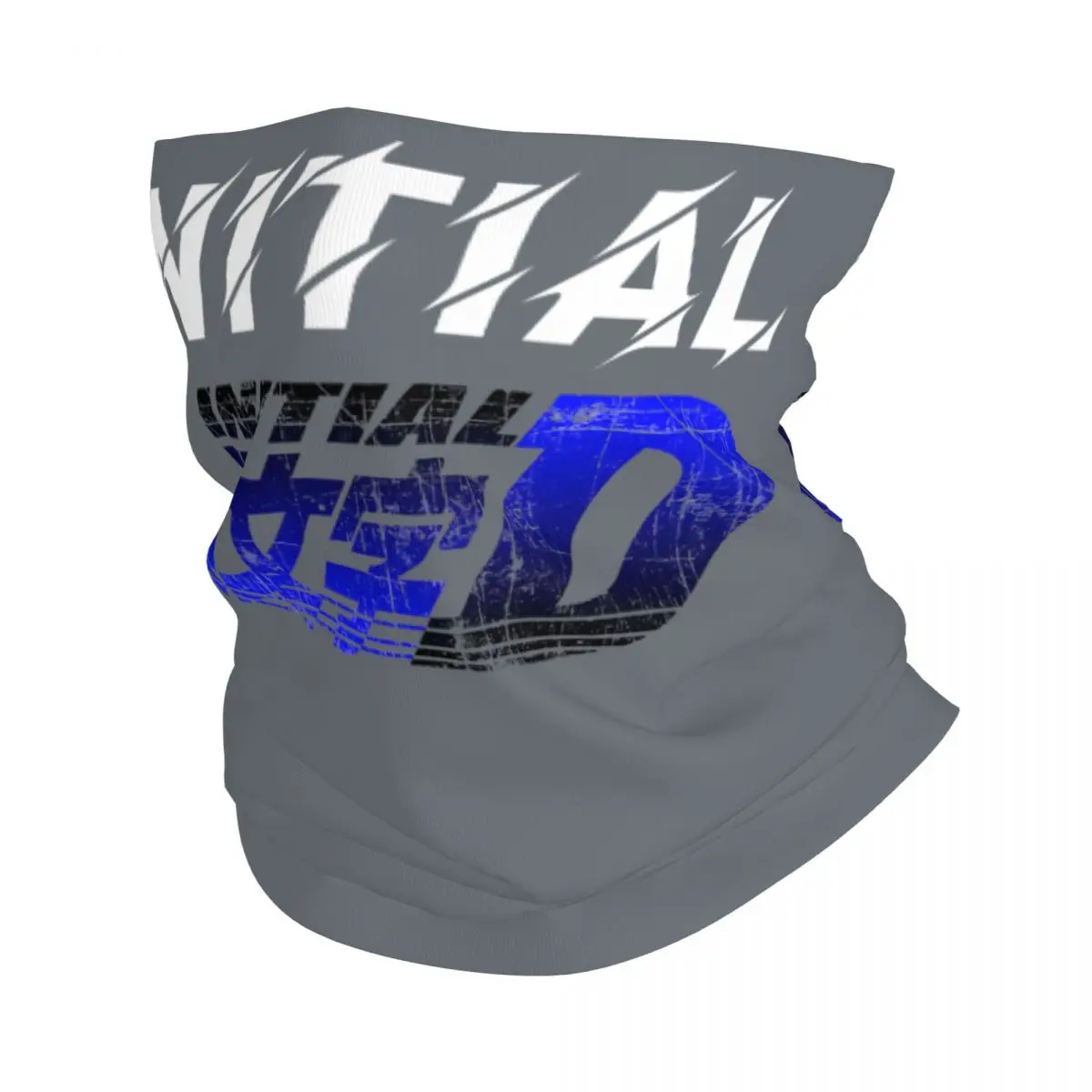 

Initial D Gradient Blue Sticker Motocross Bandana Neck Gaiter Printed Initial D Wrap Scarf Hiking Unisex Adult All Season