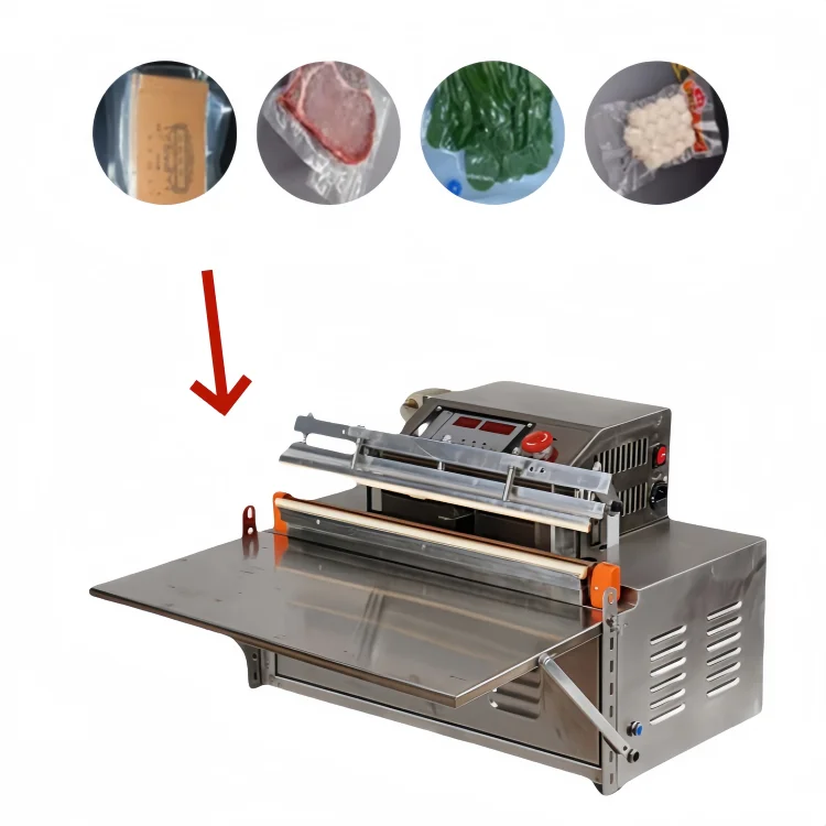 

Good Quality Industrial Food Plastic Bag Nitrogen Vacuum Packing Machine For Food Desktop Vacuum Sealer
