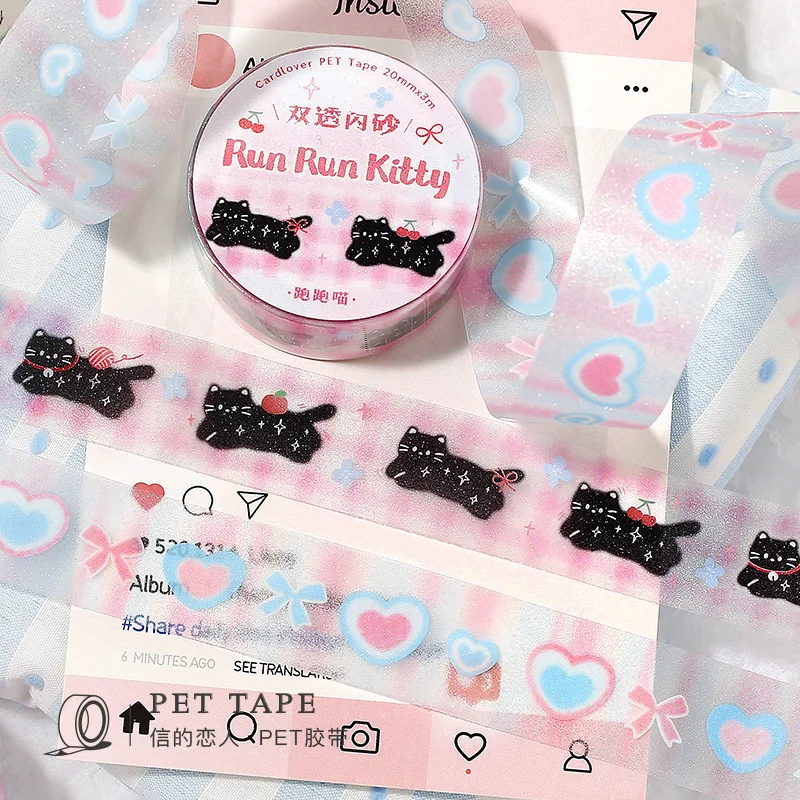 Cinta Washi para álbum de recortes japonés Retro Kawaii, diseño creativo, cinta adhesiva de animales de dibujos animados, pegatina Jounral para álbum de recortes decorativo DIY