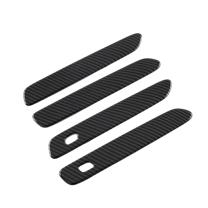 

4PCS Exterior Outer Door Handles Trim Cover Carbon Fiber Color For BYD Seal / BYD ATTO 4-X67A
