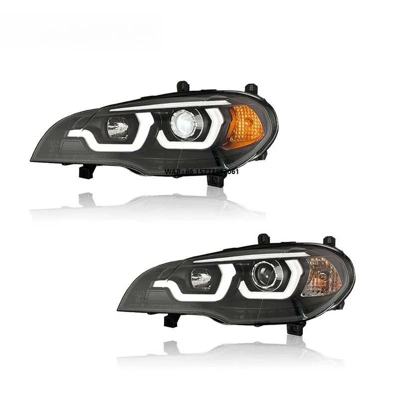 

1 Unit LED Headlights Car Accessories Suitable for Auto Lighting Systems 07-13 X5 Headlight Assembly E70 Car LED Lights