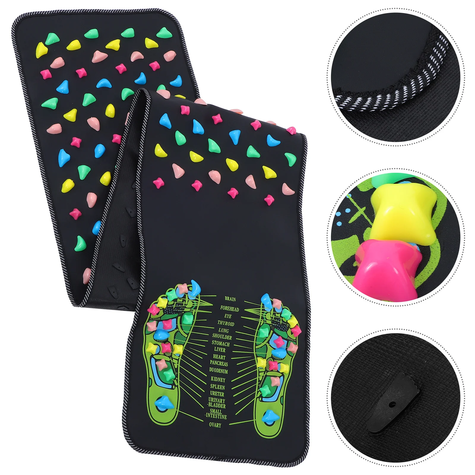 

Massage Mat for Feet Simulation Foot Pressure Point Pad Ergonomic Design Portable Compact Foot Care Acupressure