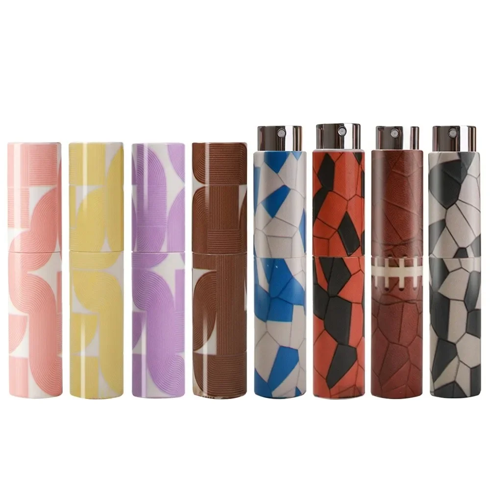 New 10ml Mini Perfume Bottle Refillable Portable Empty Cosmetic Containers Storage Sprayer Empty Spray Rotating Bottle