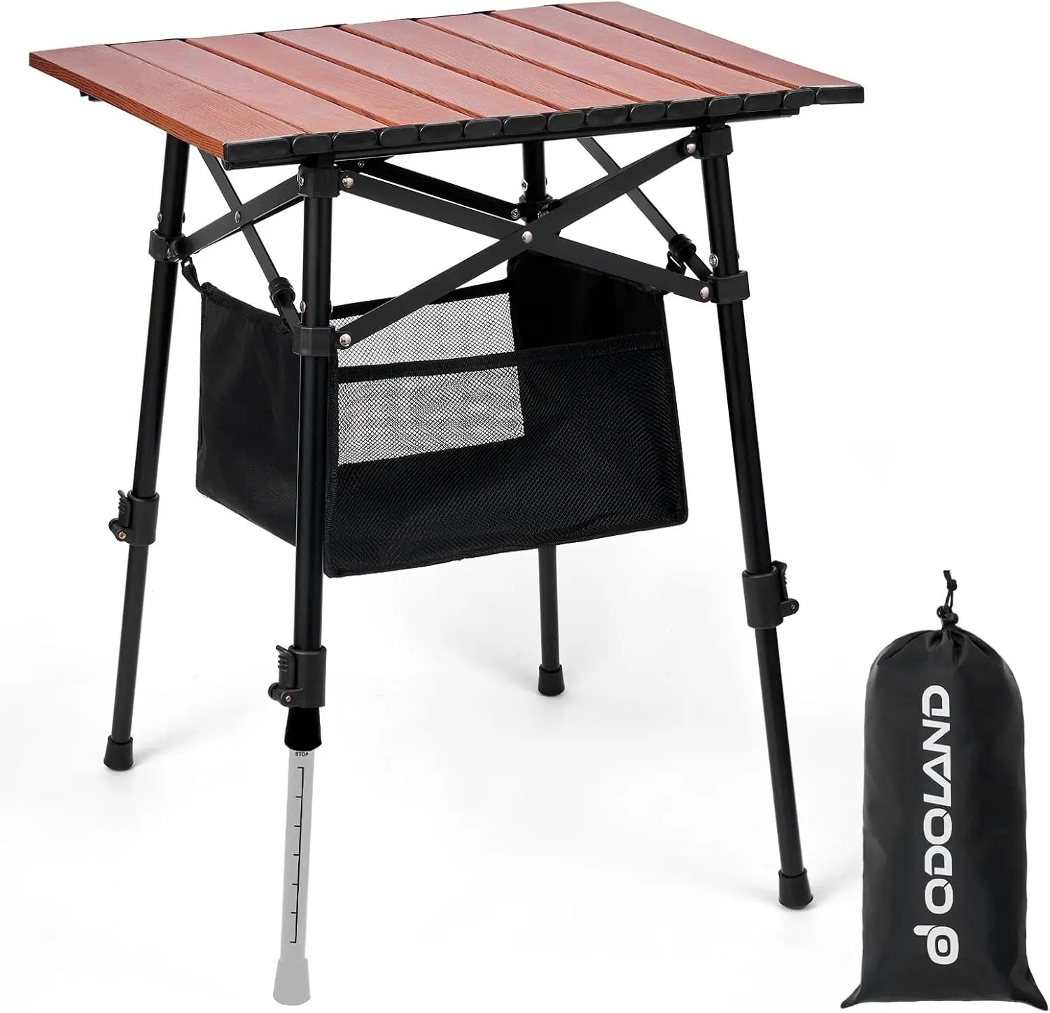 

Складной кемпинговый стол, 46,5 x 42 см, регулируемая высота, большой портативный пляжный стол с сумкой для хранения для активного отдыха на природе
