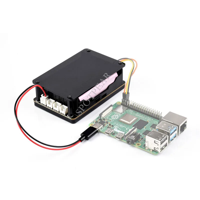 Raspberry Pi 5 UPS Uninterruptible Power Supply Expansion Board 3S serial output 5V 5A supports charging and discharging For Pi4