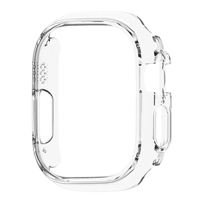 Beschermhoes voor Apple Watch Ultra 2 3 4 49 mm, accessoires, uitgesneden harde PC-bumper, beschermende hoes voor iWatch Series Ultra 4.