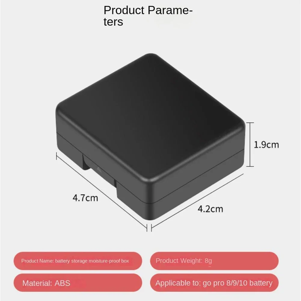 durable Plastic battery Case storage box Cover memory card For HERO 10 9 8/7/6/5/4/3 Battery Storage Box