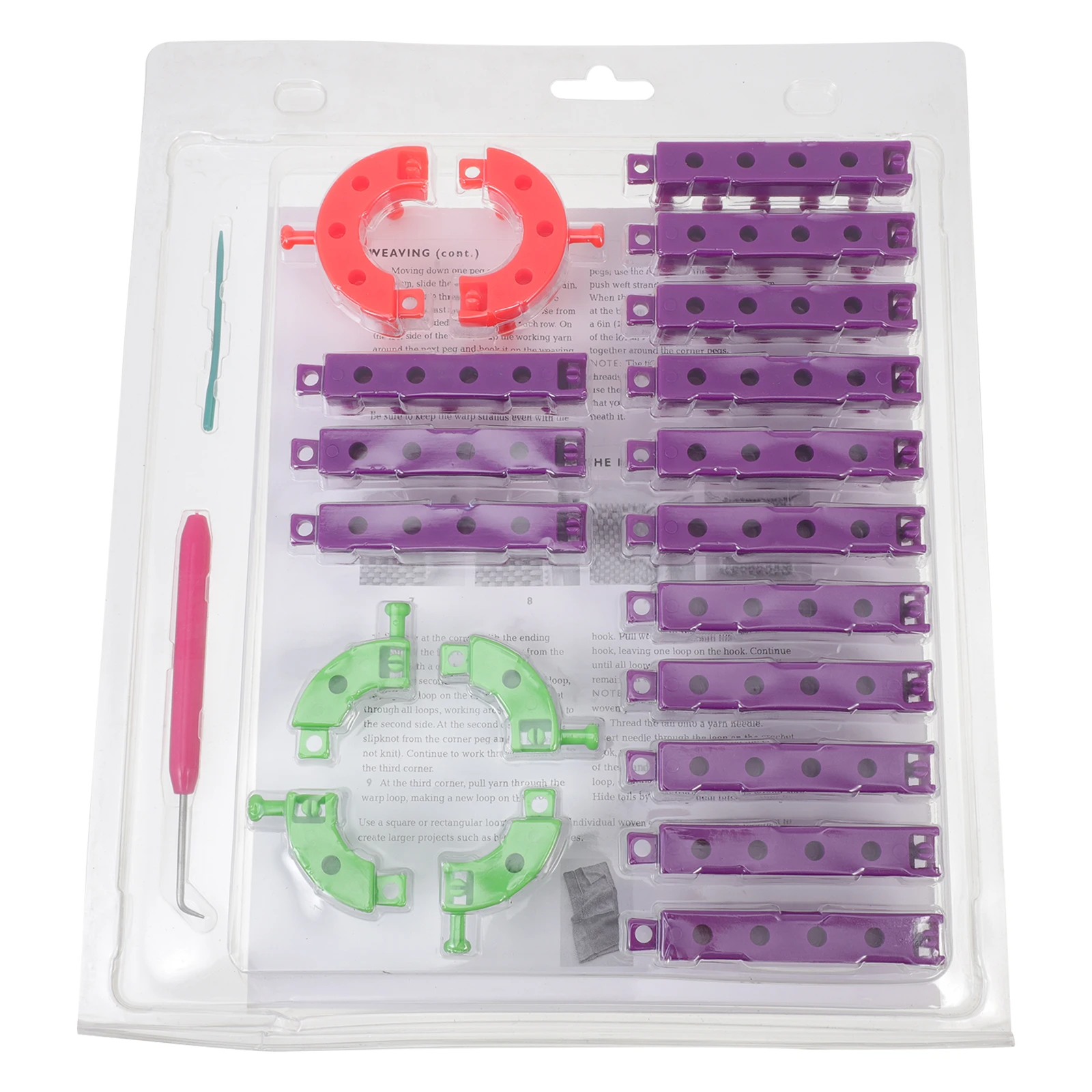 

1Set Diversified Plastic Sweater Knitter Durable Knitting Kit DIY Wool for Hats Scarves Socks Weaving