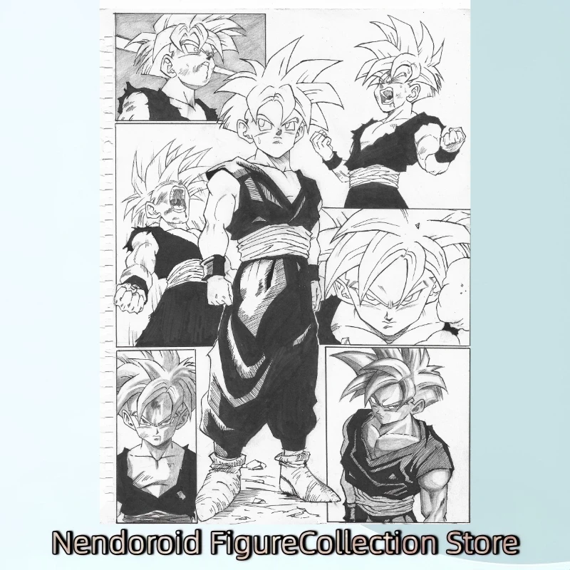 

In Stock Hm&Air Ko Shf Dragon Ball Z Ssj Son Gohan Ha001-004 Dlc Heads Accessories Anime Figures Head Carving Model Toys