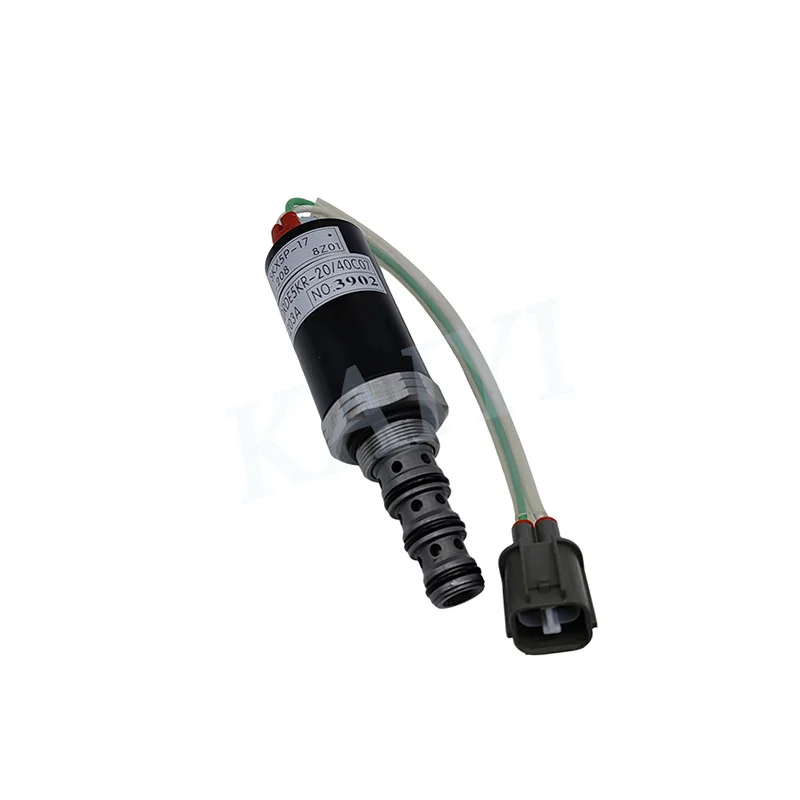 For SK200-2 S120-2 Excavator Hydraulic Pump Proportional Solenoid Valve Short Wire KDRDE5K-20/30C12A-111