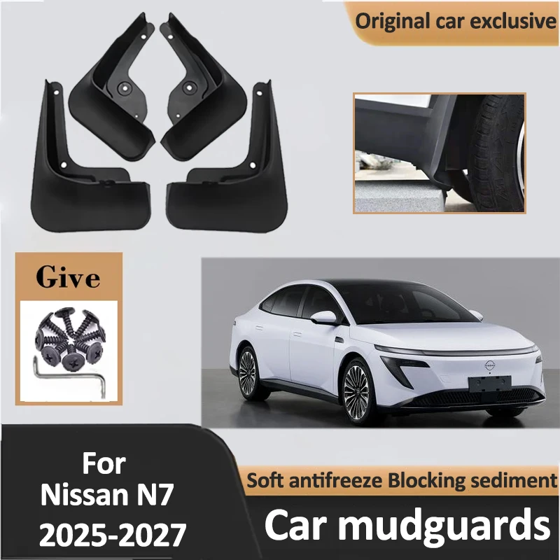 

Car Mudguards Mud Flaps For Nissan N7 2025 2026 2027 Body Kit Mudguard Mud Flaps Front Rear Wheel Fender Splash Guards Car Parts